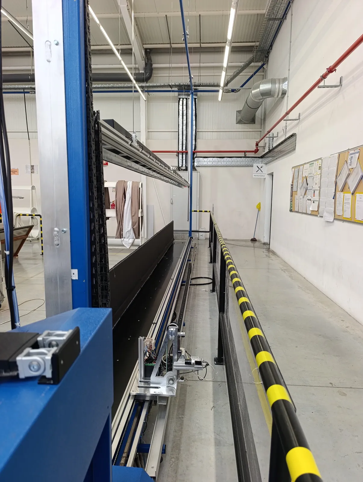 MCM laser dimensional inspection system for finished blinds in a production environment
